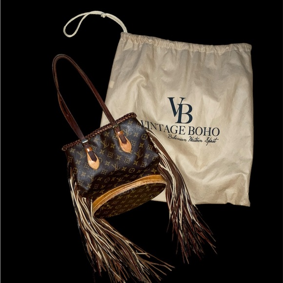 Louis Vuitton Petit Bucket French Tote Vintage Boho Original Authentic & Unique. - Picture 2 of 13